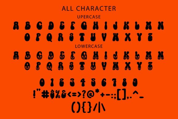 Halloween Groovy Font - Preview 4