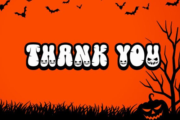Halloween Groovy Font - Preview 5