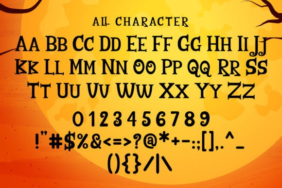 Halloween Night Font - Preview 4