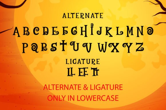Halloween Night Font - Preview 5