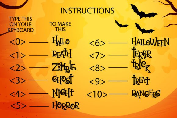 Halloween Night Font - Preview 6