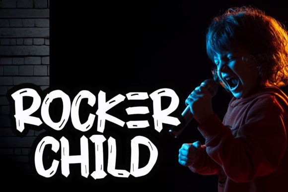 Home Rock Font PNG with transparent background - Preview 1