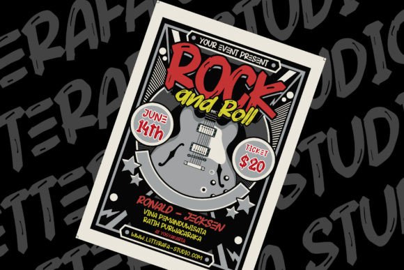 Home Rock Font PNG with transparent background - Preview 3