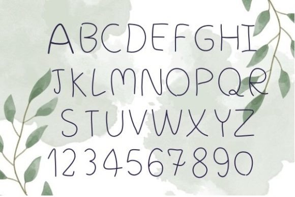 Jeda Font PNG with transparent background - Preview 1