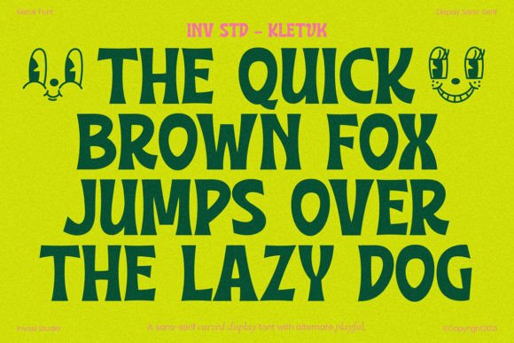 Kletvk Font PNG with transparent background - Preview 4