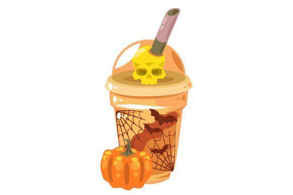 Cozy Halloween Coffee Drink