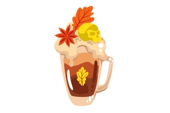 Cozy Halloween Coffee Drink