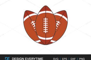 American Football Vector Clipart SVG Graphic by DesignEverytime ...