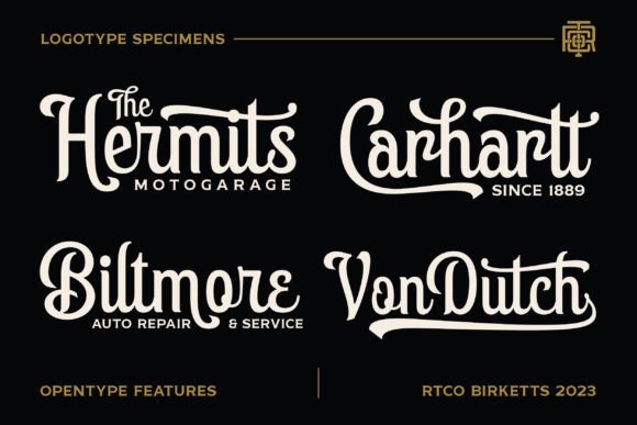 Birketts Font - Preview 1