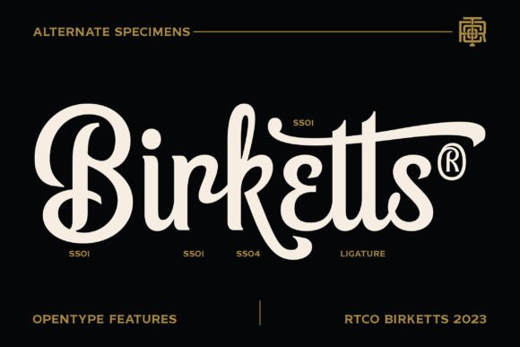 Birketts Font - Preview 2