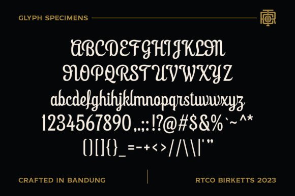 Birketts Font - Preview 3