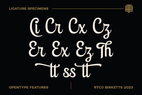 Birketts Font - Preview 4
