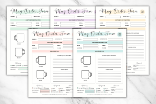 Custom Mug Order Form Canva Template 1 Graphic by Sundiva Design ...