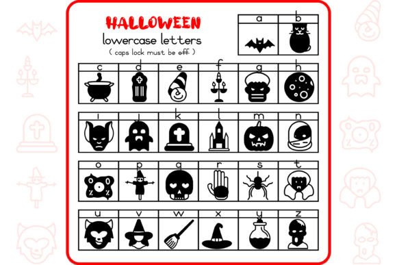 Halloween Icons Font PNG with transparent background - Preview 2