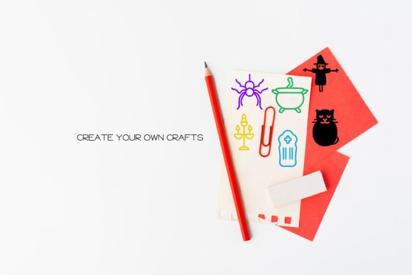 Halloween Icons Font PNG with transparent background - Preview 4