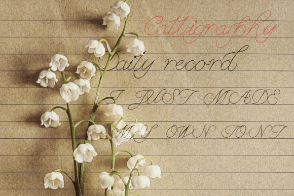 Hand Written Font - Preview 1
