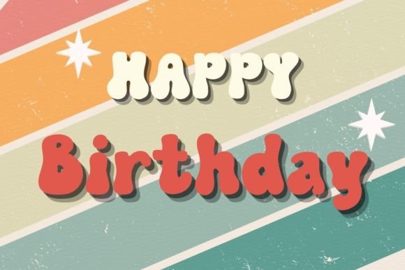 Joyful Retro Font - Preview 1
