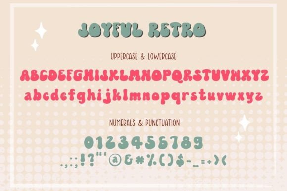 Joyful Retro Font - Preview 6