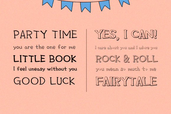 Kinderland Kr Font PNG with transparent background - Preview 2