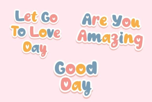 Love All Font PNG with transparent background - Preview 1