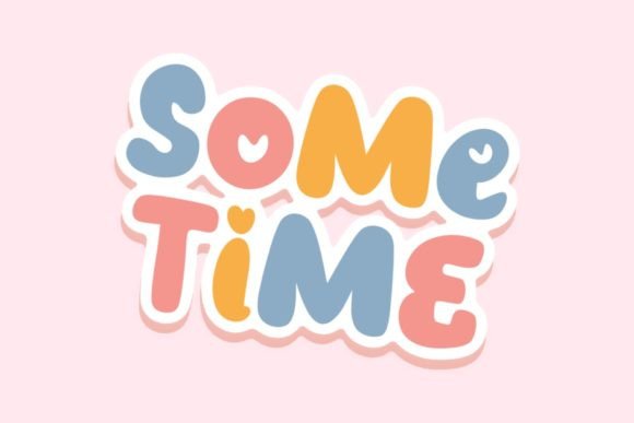 Love All Font PNG with transparent background - Preview 4