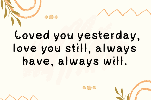 Love in the Air Font PNG with transparent background - Preview 2