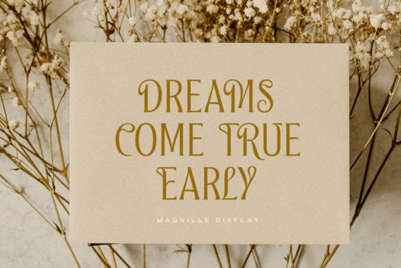 Magville Display Font PNG with transparent background - Preview 2