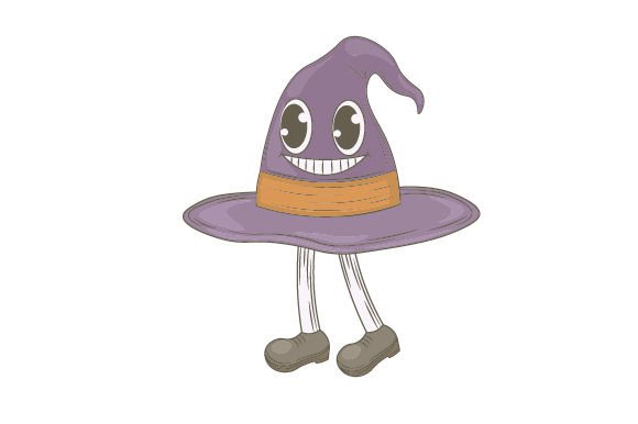 Retro Groovy Witch Hat