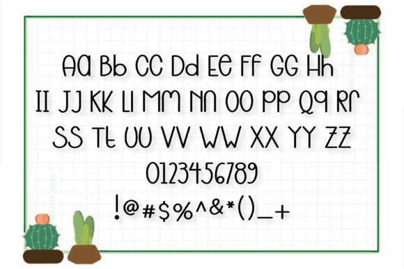 Alphabet Font - Preview 3