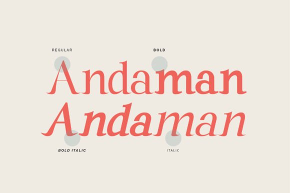 Andaman Font - Preview 1