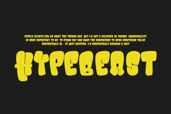 Biggezt Font PNG with transparent background - Preview 3