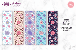 Flower Bookmark Printable Floral Bundle Graphic by Katine Design ...
