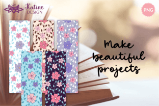 Flower Bookmark Printable Floral Bundle Graphic by Katine Design ...