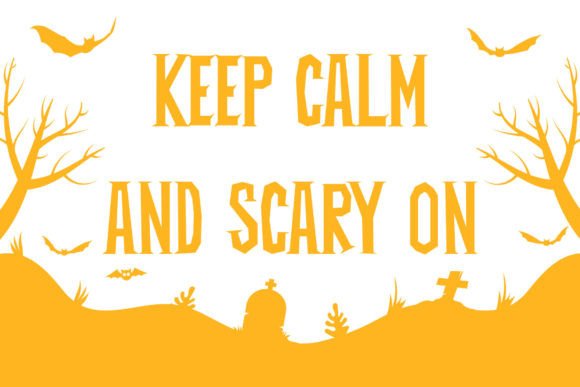 Hallo Ghost Duo Font PNG with transparent background - Preview 5
