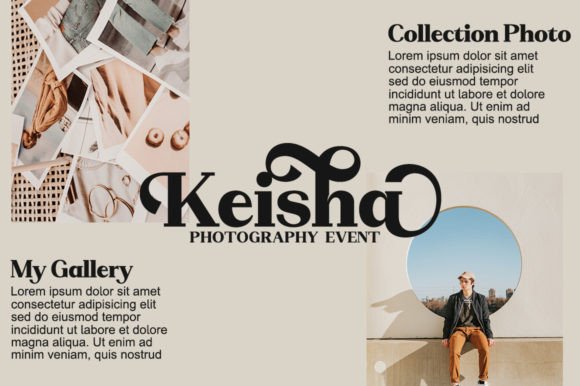 Nophine Font PNG with transparent background - Preview 3