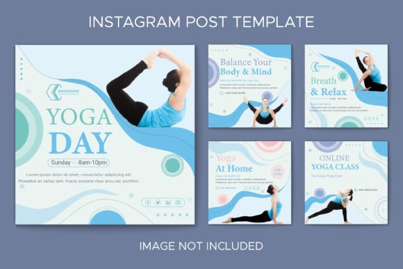 Wellness Instagram Template - Yoga Concept