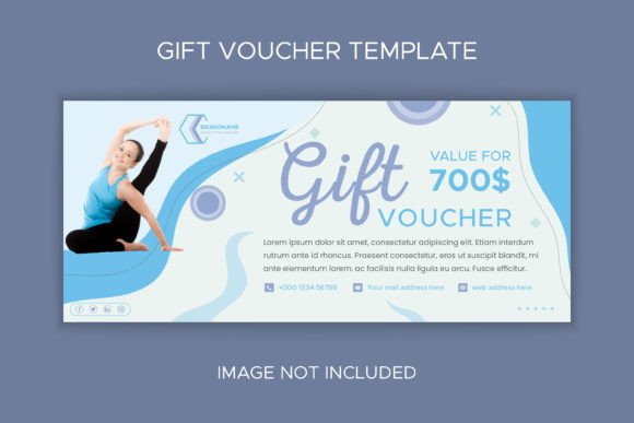 Yoga Concept Gift Voucher Template