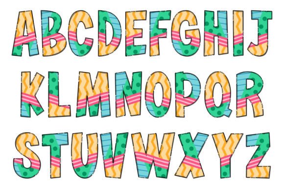 Abstract Geometric Font - Preview 1