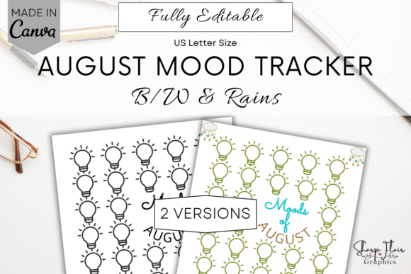 Circular Mood Tracker | Canva Template Graphic by Sharp Flair Graphics ...