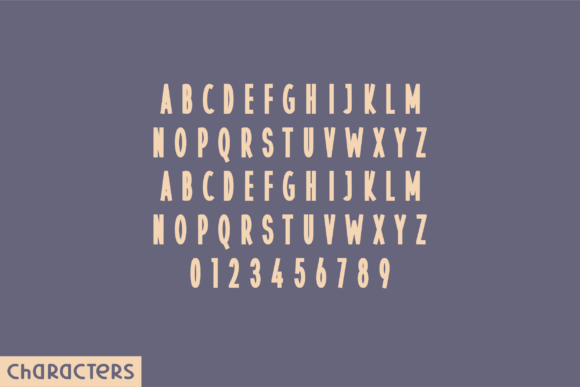Baklava Font PNG with transparent background - Preview 1