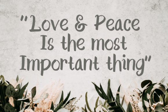 Beauty Kindness Font - Preview 1