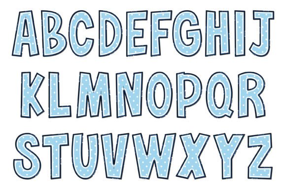 Blue Sky Font - Preview 1