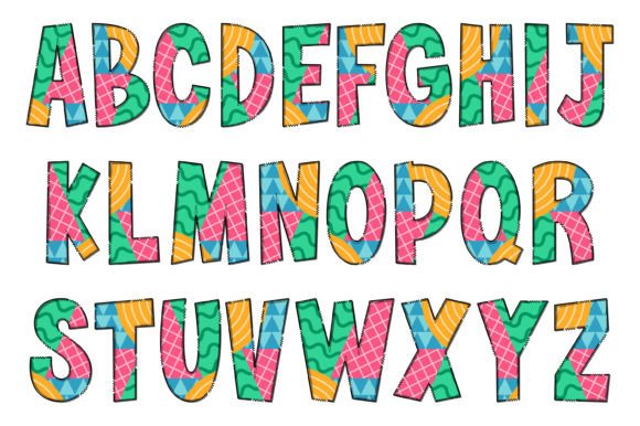 Creative Geometric Font - Preview 1