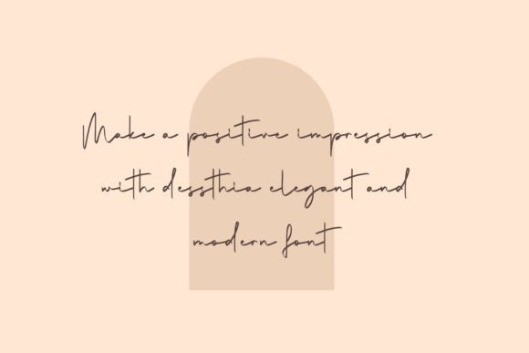 Dessthia Font - Preview 1