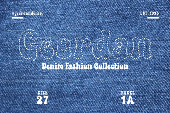 Destitch Font - Preview 2