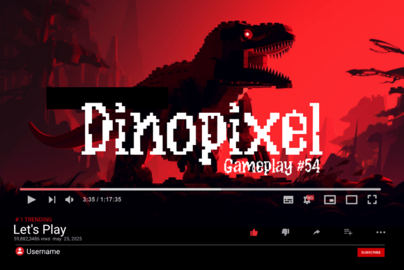 Digipixel Font PNG with transparent background - Preview 3