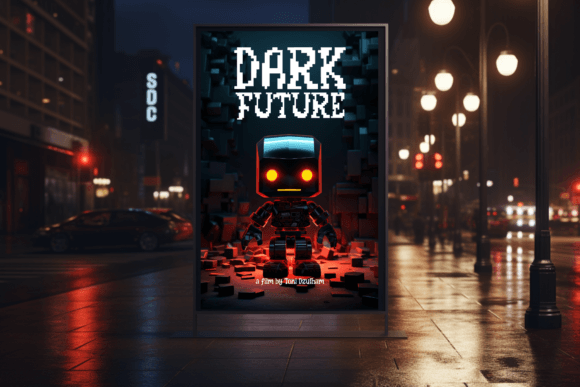 Digipixel Font PNG with transparent background - Preview 5