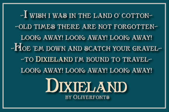 Dixieland Font - Preview 6