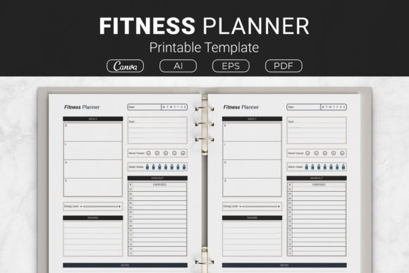 Fitness Planner Printable Template
