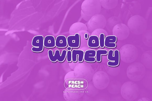 Fresh Peach Font - Preview 1